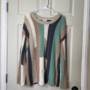 Buckle BKE Women's Striped Sweater Sz M